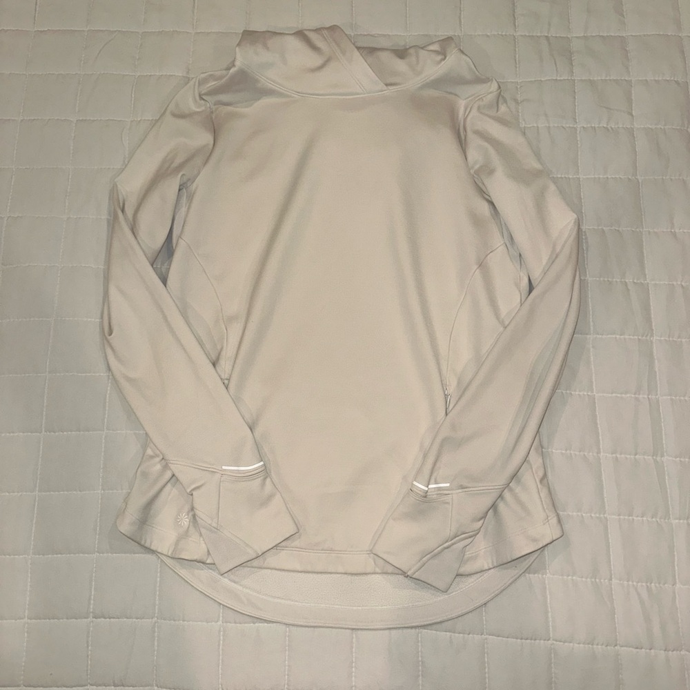 Athleta Cream Hoodie